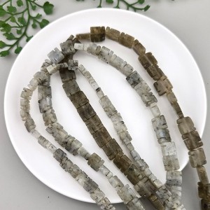 비즈팡 [J1-68-14]원석만자통과형 6mm 8mm 10mm 불교만자 (래브라도라이트) 염주팔찌만들기