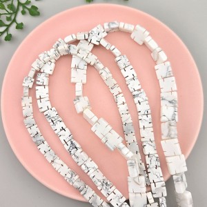 비즈팡 [J1-68-02]원석만자통과형 6mm 8mm 10mm 불교만자 (백송석) 염주팔찌만들기