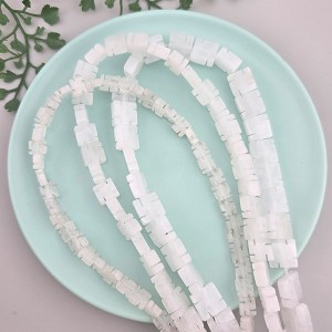 비즈팡 [J1-68-01]원석만자통과형 6mm 8mm 10mm 불교만자 (백옥) 염주팔찌만들기