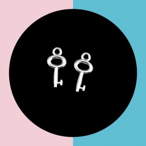 비즈팡 [S3-01-03]써지컬스틸 펜던트 초미니열쇠 6x13mm ,1개