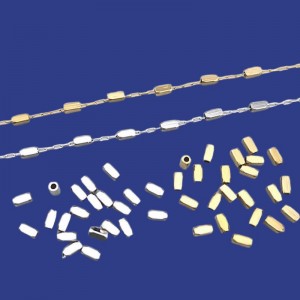비즈팡 [S1-1-08]써지컬스틸 직사각볼 4x2mm