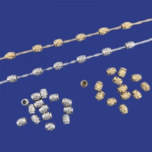 비즈팡 [S1-1-09]써지컬스틸 항아리볼 4x3mm