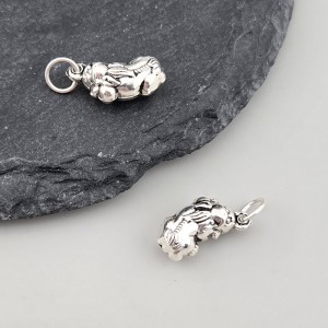 비즈팡 [SVP-08-15]순은펜던트 실버925 금은보화 재물운 양면비휴+O링 15mm ,1개