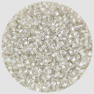 비즈팡 [B20-01]미유키비즈 시드비즈 2mm 실버/은색SL (1) ,10g