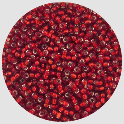 비즈팡 [B20-06]미유키비즈 시드비즈 2mm 레드SL (11) ,10g
