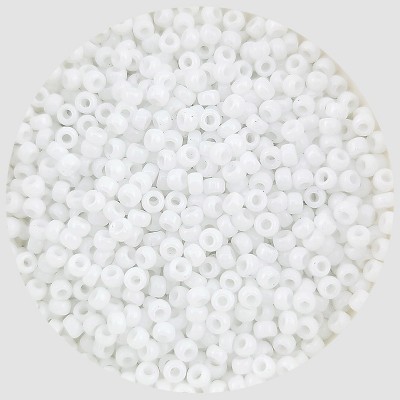 비즈팡 [B20-14]미유키비즈 시드비즈 2mm 화이트/흰색OP (402) ,10g