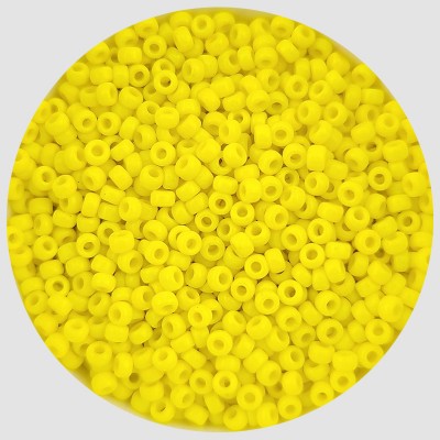 비즈팡 [B20-15]미유키비즈 시드비즈 2mm 옐로/노랑OP (404) ,10g