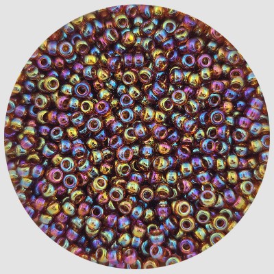 비즈팡 [B20-64]미유키비즈 시드비즈 2mm 적보라AB (257) ,10g