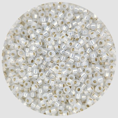비즈팡 [B20-71]미유키비즈 시드비즈 2mm 화이트오팔GL (551) ,10g