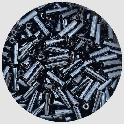 비즈팡 [BL6-06]미유키비즈 막대비즈 6mm 헤머타이트ME ,10g