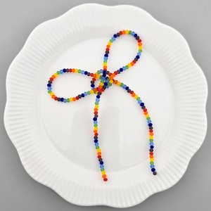 비즈팡 [CR-28-69]크리스탈론델컷2mm(3.2x2.5mm) 무광무지개 레인보우 ,1줄(약160개)