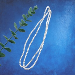 비즈팡 [BP-1-06]아크릴진주바로크 팔각형진주 4mm 화이트 (모조담수진주) ,10개