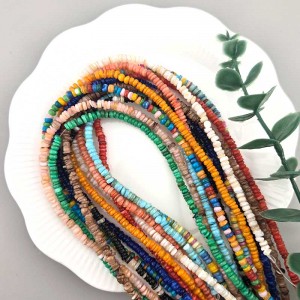 비즈팡 [JG-17-00]자개론델칩스 4mm 민물패 12color 모음 ,1줄(약37cm)