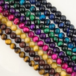 비즈팡 [J2-200-00]원석라운드 10mm 컬러호안석A급 9color 모음 ,반줄