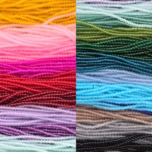 비즈팡 [J10-3-00P]원석라운드 3mm 합성석 19color ,1줄