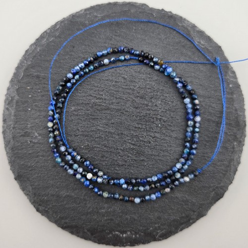 비즈팡 [J2-401-20]원석축구볼컷 2mm 천연석 진한소달라이트컷 ,반줄