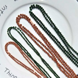 비즈팡 [J1-803-01]원석축구볼컷 2mm 3mm 사금석컷,녹사금석컷 ,1줄(38cm)