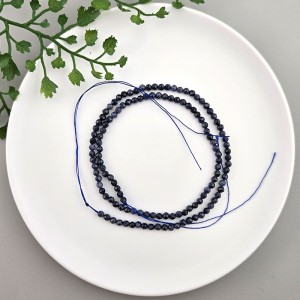 비즈팡 [J1-803-03]원석축구볼컷 3mm 천연석 사파이어컷 ,반줄