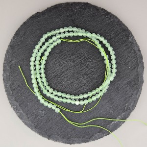 비즈팡 [CT-03-11]캣츠아이축구볼컷 3mm 세라믹 제이드그린 ,1줄(120개)