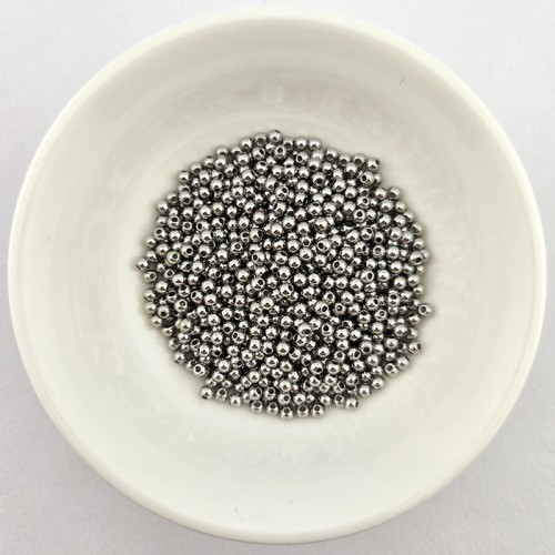 비즈팡 [S1-100-13]써지컬스틸 라운드볼 메탈볼 3mm 무도금 ,10개