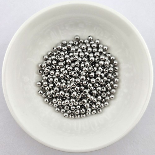 비즈팡 [S1-100-15]써지컬스틸 라운드볼 메탈볼 4mm 무도금 ,10개