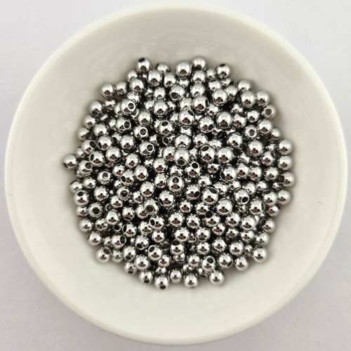비즈팡 [S1-100-16]써지컬스틸 라운드볼 메탈볼 5mm 무도금 ,5개