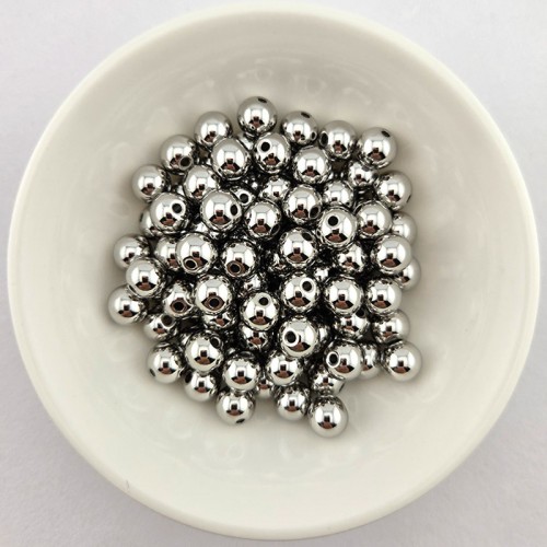비즈팡 [S1-100-18]써지컬스틸 라운드볼 메탈볼 8mm 무도금 ,5개