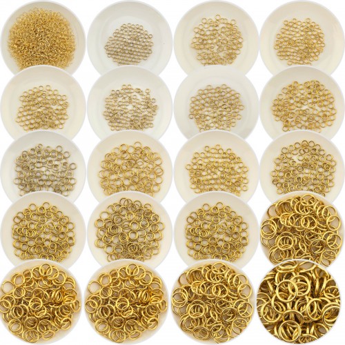 비즈팡 [S1-7-001-00]써지컬스틸 부자재 O링 오링 17size (내경기준) 진공골드 모음 ,(옵션)