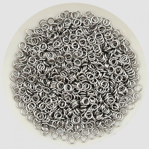 비즈팡 [S1-7-001-04]써지컬스틸 O링 오링 0.6x2.5mm (내경) 무도금 ,20개