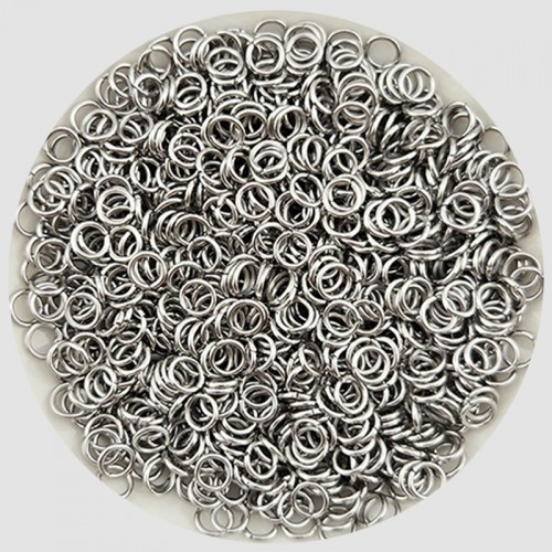 비즈팡 [S1-7-001-08]써지컬스틸 부자재 O링 오링 0.7x3mm (내경) 무도금 ,20개