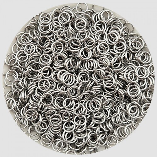 비즈팡 [S1-7-001-09]써지컬스틸 부자재 O링 오링 0.7x3.5mm (내경) 무도금 ,20개