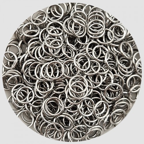 비즈팡 [S1-7-001-15]써지컬스틸 부자재 O링 오링 1x6mm (내경) 무도금 ,20개