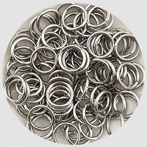 비즈팡 [S1-7-001-19]써지컬스틸 부자재 O링 오링 1.5x9mm (내경) 무도금 ,10개