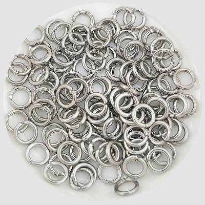 비즈팡 [S5-7-001]써지컬스틸 부자재 O링 0.7x4mm (외경) 오링 ,100개