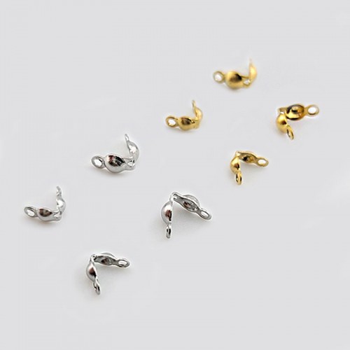 비즈팡 [S1-7-521]써지컬스틸 고정장식 올챙이캡 2/3mm 구멍지프 모음 ,(옵션)