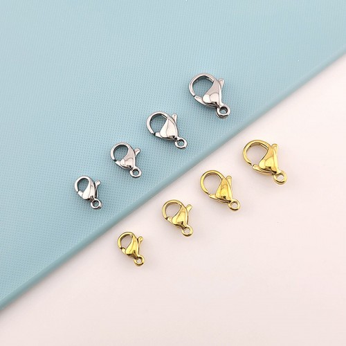 비즈팡 [S1-7-601]써지컬스틸 부자재 랍스터 9/10/12/13mm 모음 ,1개