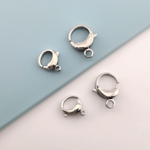 비즈팡 [S2-7-611]써지컬스틸 부자재 둥근랍스터 12/17mm 모음 ,1개