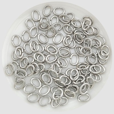 비즈팡 [S5-7-003]써지컬스틸 부자재 C링 0.7x3x4mm (외경) 씨링 ,100개