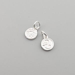 비즈팡 [SVP-23-11]순은펜던트 실버925 복자아기뱀 8.4x10mm+O링 복을3960주는뱀 푸른뱀 ,1개