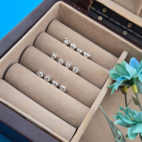 비즈팡 [SVP-09-10]순은펜던트 실버925 십이간지 12간지 미니동물 통과형 6x5mm 동물띠 모음 ,1개