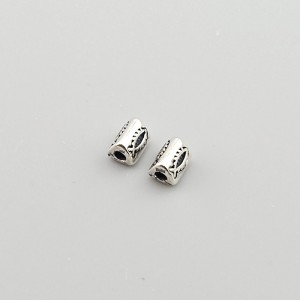 비즈팡 [SVP-06-06]순은펜던트 실버925 물고기삼각통과형 5.5x4.4mm (내경1.5mm) ,1개