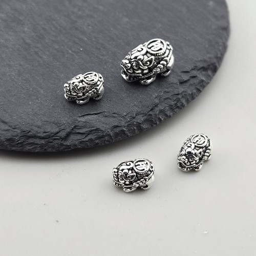 비즈팡 [SVP-08-12]순은펜던트 실버925 금은보화 재물운 재물비휴 10/14mm ,1개
