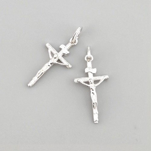 비즈팡 [SVP-25-14]순은펜던트 실버925 예수십자가INRI(소) 10x20mm+O링 ,1개