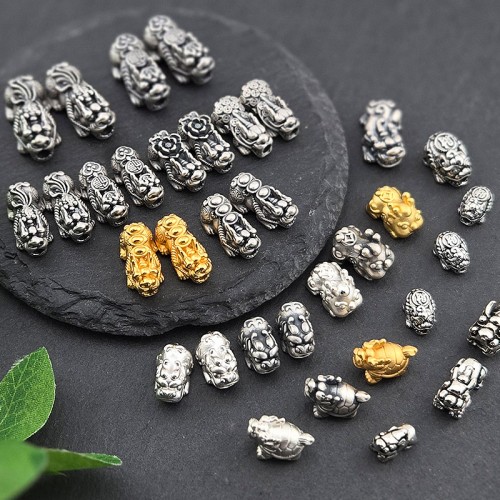 비즈팡 [SVP-08-00]순은펜던트 실버999 재물운 금전운 복 돈을 물어오는 비휴장식 모음 ,1개