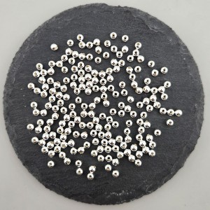 비즈팡 [SVP-90-04]순은볼 실버볼 3.5mm (내경0.9mm) 실버925 무도금 ,1개