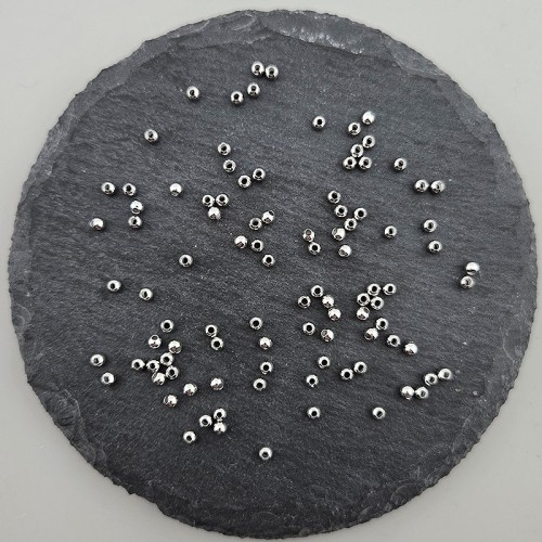 비즈팡 [SVP-90-22]순은볼 실버볼 2.5mm (내경0.8mm) 실버925 OR ,1개