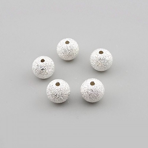비즈팡 [SVP-91-05]순은펜던트 실버925 은볼 샌딩볼 8mm (내경 1.2mm) 실버볼 ,1개