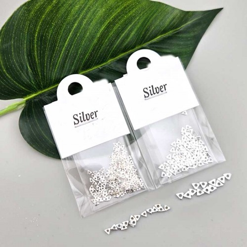 비즈팡 [SVP-91-23]순은펜던트 실버925 은볼 삼각론델 2.2/2.8mm 실버볼 (대량)