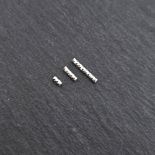 비즈팡 [SVP-92-03]실버파이프 실버925 일자컷팅파이프 1.5x3/5/10mm 3종 모음 ,1개