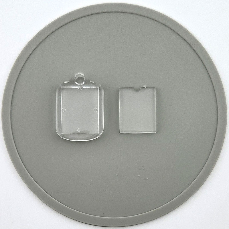 비즈팡 [PJ-2-01]아크릴 액자 프레임 증사 키링 둥근사각XS 20x30mm 투명 ,1개